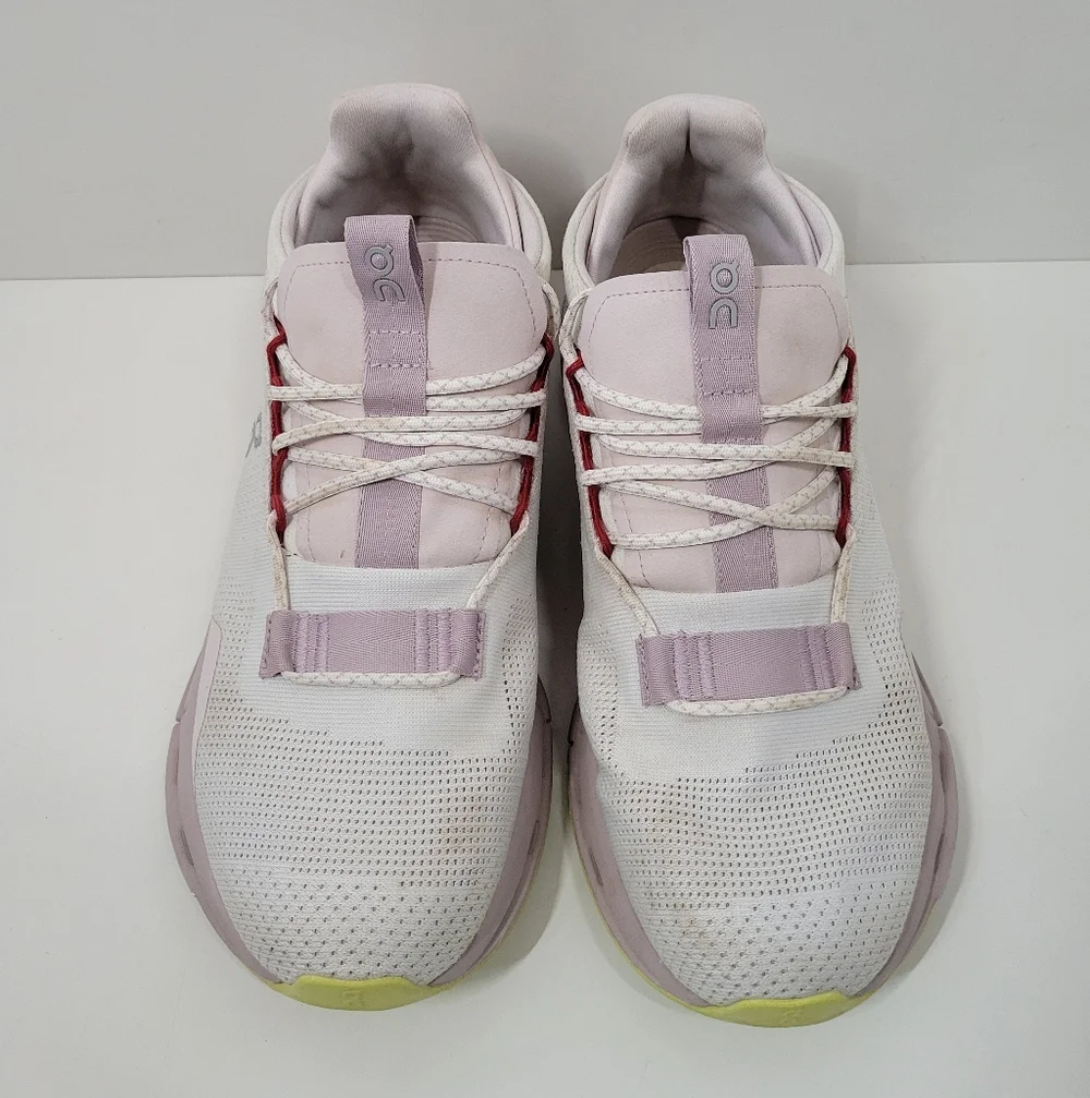 ON Cloud Cloudnova White Lavender Purple Running Sneaker Shoes Women's Size 10 - Picture 4 of 6
